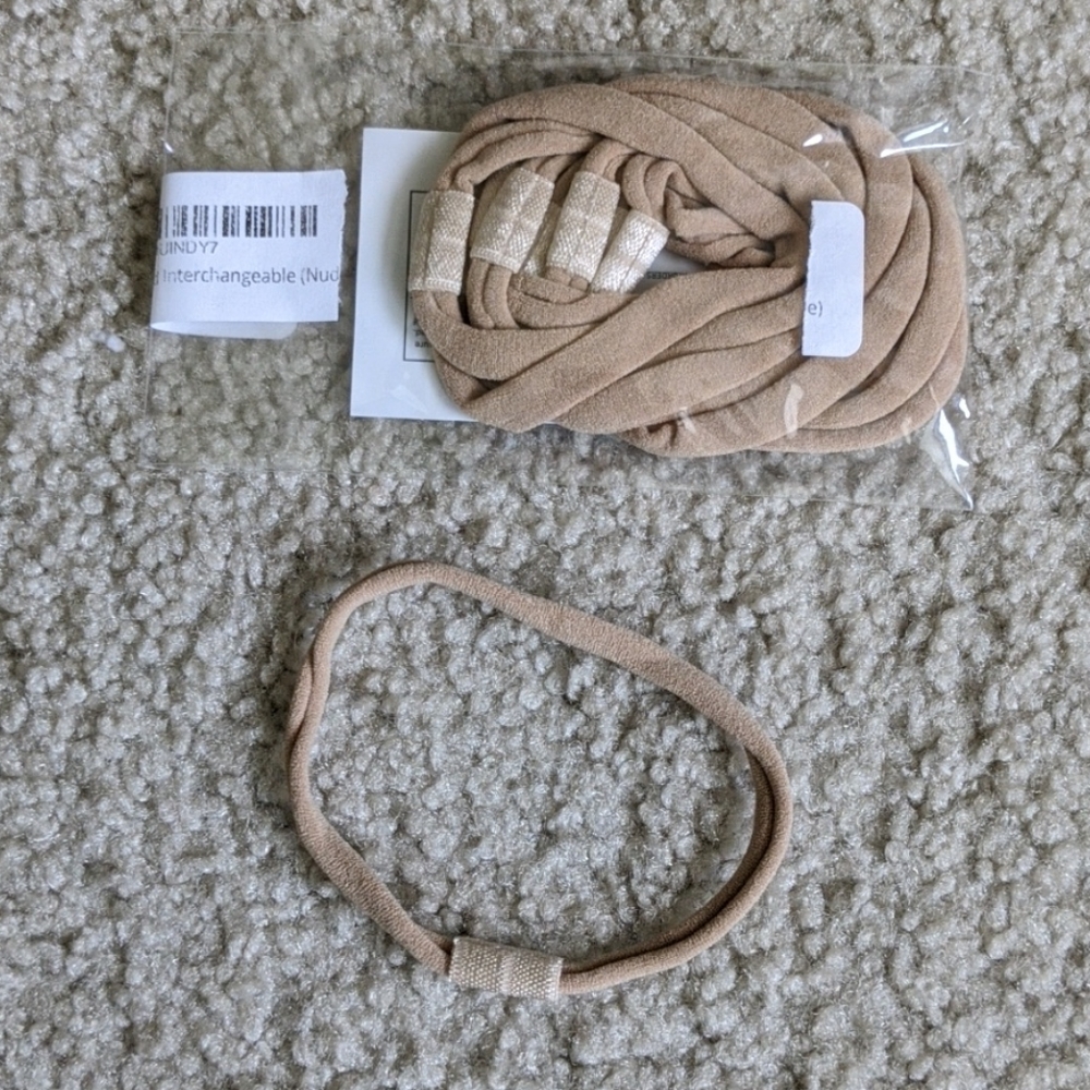 Nylon Headbands with clip attachment